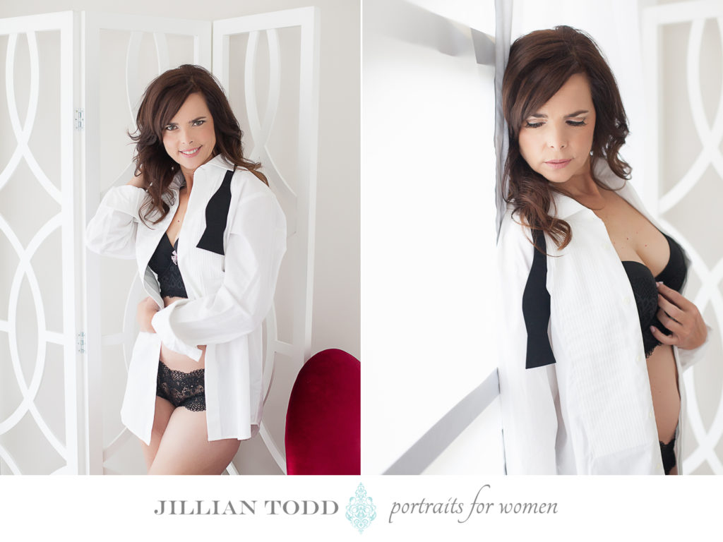 sacramento boudoir studio tuxedo