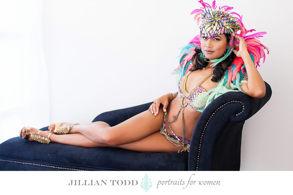 Granite-Bay-boudoir-studio-shoot-with-carnival-dancer